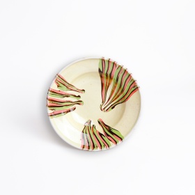 Farfurie din ceramica - decorativa - 17 cm