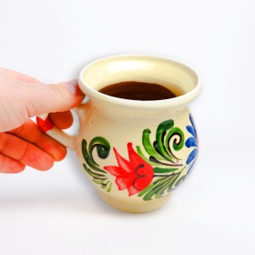 Cana din ceramica - 11 cm x 11 cm - 350 ml