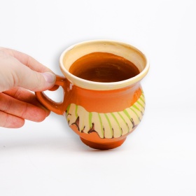 Cana din ceramica - 12 cm x 10 cm - 350 ml