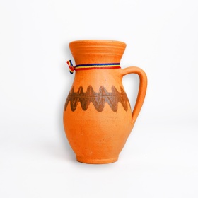Ulcior din ceramica cu motive traditionale - 16 cm - 250 ml
