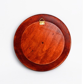 Farfurie traditionala din lemn - 20 cm