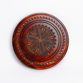 Farfurie traditionala din lemn - 20 cm