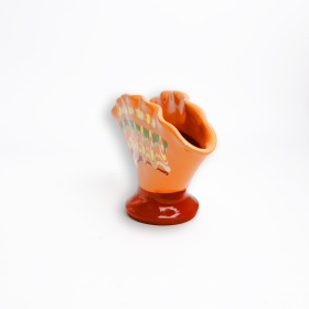 Suport pentru servetele din ceramica cu model traditional