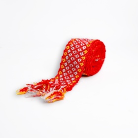 Brau traditional rosu 210x5CM