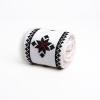 Brau traditional alb brodat 144x7.5CM