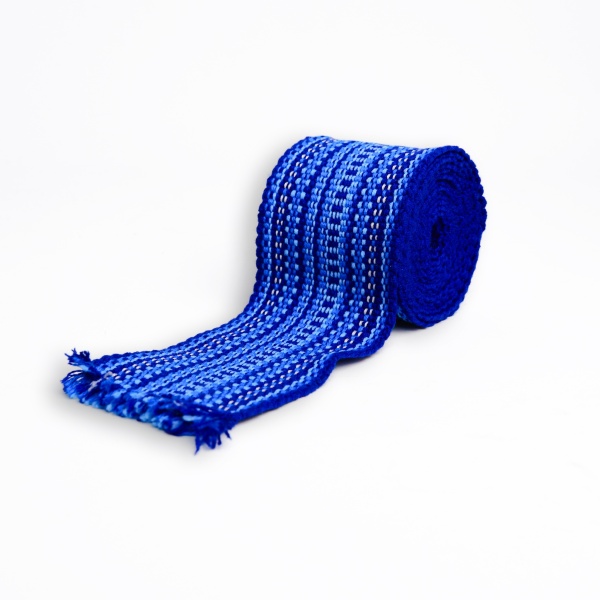 Brau traditional  albastru- 220cm x 7cm