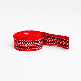 Brau traditional rosu - 166x2CM