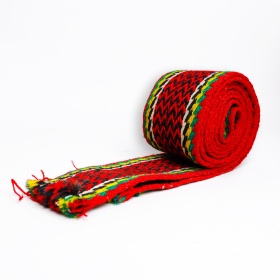 Brâu tradițional țesut din lână 219x9CM