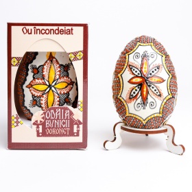 Ou incondeiat cu ceara (gasca) din Bucovina