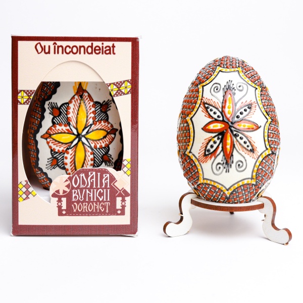 Ou incondeiat cu ceara (gasca) din Bucovina