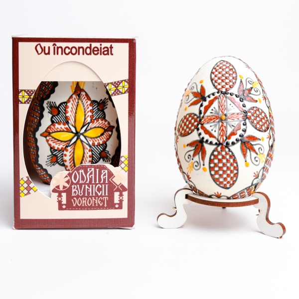 Ou incondeiat cu ceara (gasca) din Bucovina