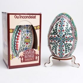 Ou incondeiat cu ceara (gasca) din Bucovina