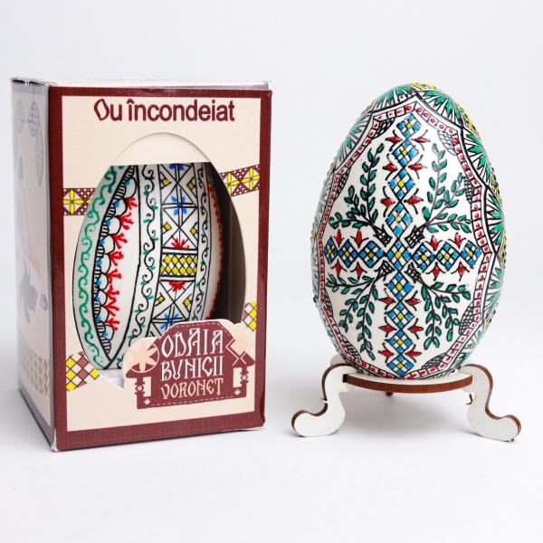 Ou incondeiat cu ceara (gasca) din Bucovina