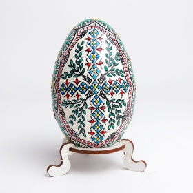 Ou incondeiat cu ceara (gasca) din Bucovina