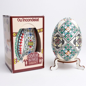 Ou incondeiat cu ceara (gasca) din Bucovina