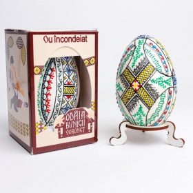 Ou incondeiat cu ceara (gasca) din Bucovina