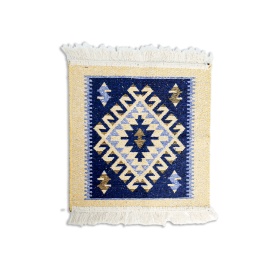 Covor traditional tesut manual din Bucovina - 58 cm x 35 cm