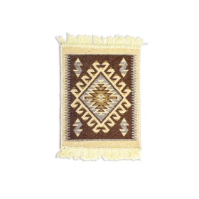 Covor traditional tesut manual din Bucovina - 58 cm x 35 cm