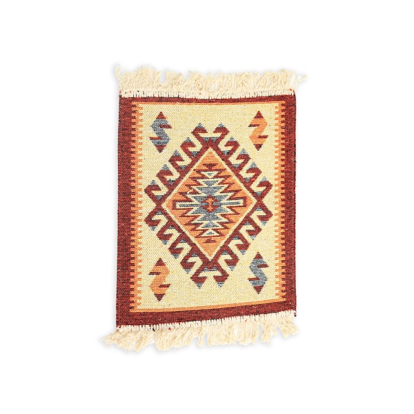 Covor traditional tesut manual din Bucovina - 58 cm x 35 cm