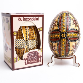 Ou din lemn incondeiat cu ceara - din Bucovina