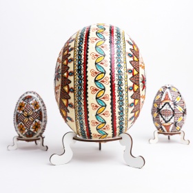 Ou de strut incondeiat cu ceara (in relief) - din Bucovina