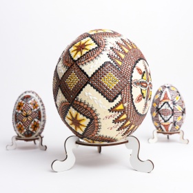 Ou de strut incondeiat cu ceara (in relief) - din Bucovina