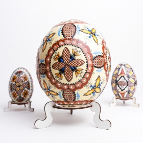 Ou de strut incondeiat cu ceara (in relief) - din Bucovina