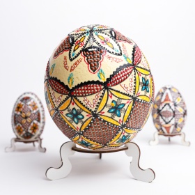 Ou de strut incondeiat cu ceara (in relief) - din Bucovina