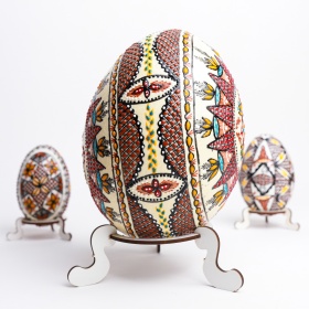 Ou de strut incondeiat cu ceara (in relief) - din Bucovina