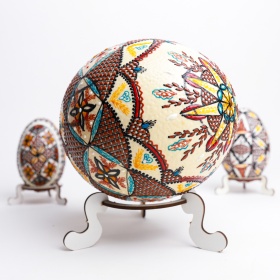 Ou de strut incondeiat cu ceara (in relief) - din Bucovina