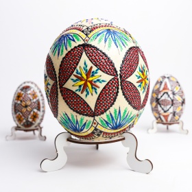 Ou de strut incondeiat cu ceara (in relief) - din Bucovina