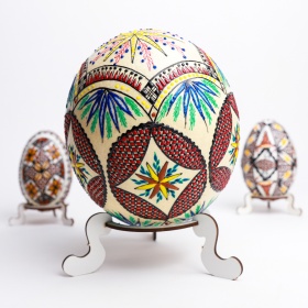 Ou de strut incondeiat cu ceara (in relief) - din Bucovina