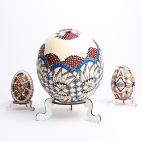 Ou de strut incondeiat cu ceara (in relief) - din Bucovina