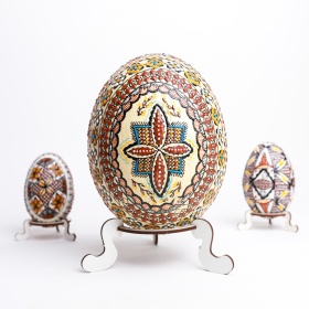 Ou de strut incondeiat cu ceara (in relief) - din Bucovina