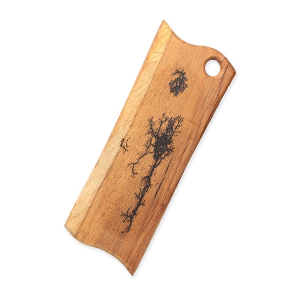 Tocator rustic din lemn  - 45cm x 17,5cm