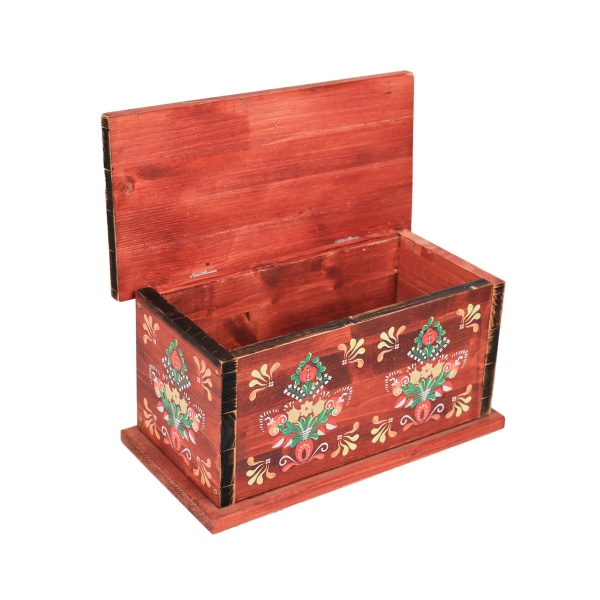 Ladă de zestre din lemn - 40 cm x 20 cm x 20 cm