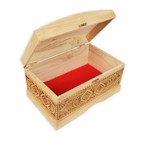 Ladă de zestre din placaj - 26 cm x 17 cm x 13 cm