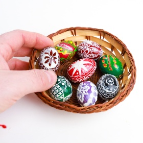 Ou incondeiat din lemn - (diverse culori)