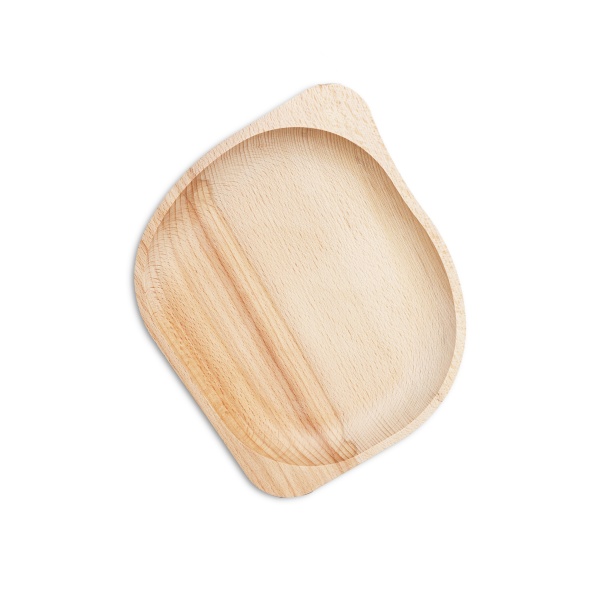 Platou rotund din lemn - 23cm x 20 cm