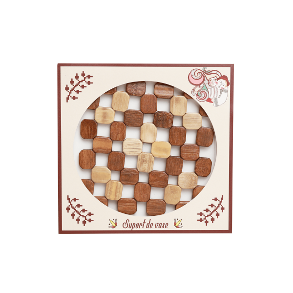 Suport pentru oale din lemn - 17,5 cm