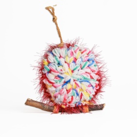 Bufnita crosetata 10 cm x 9 cm