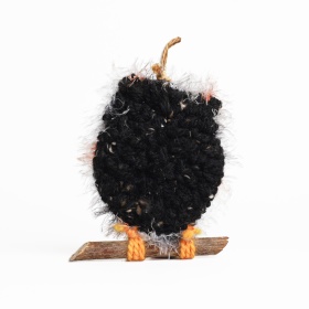 Bufnita crosetata 10 cm x 9 cm