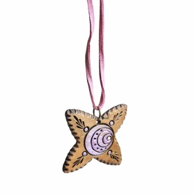 Medalion din ceramica pictat