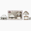 Macheta Set Casa + Fantana 3D