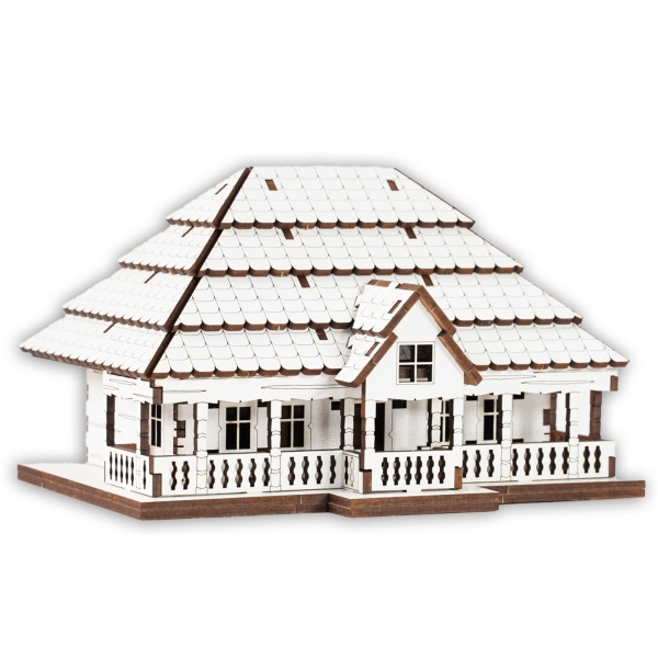 Casa Lemn 3D- 17 cm