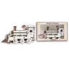 Locomotiva Lemn 3D- 13 cm