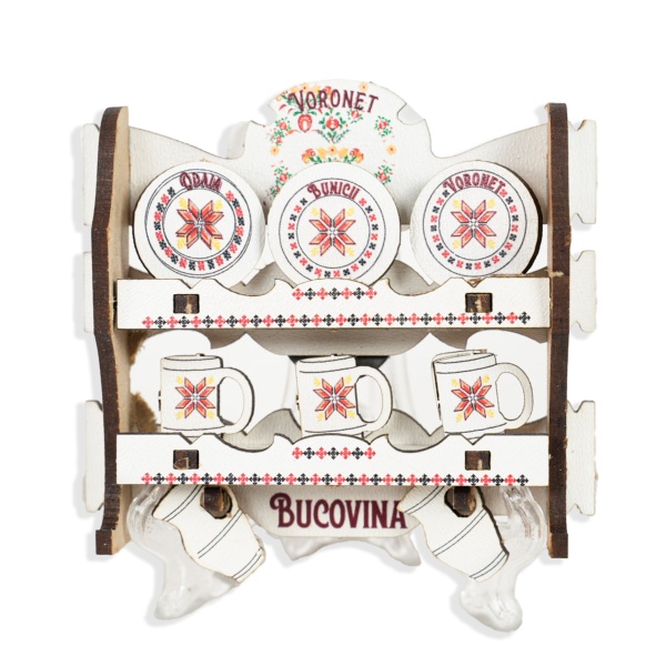 Blidar Lemn 3D - 8 cm + Magnet