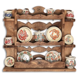 Blidar din lemn masiv culoarea lemnului - 64 cm x 71 cm