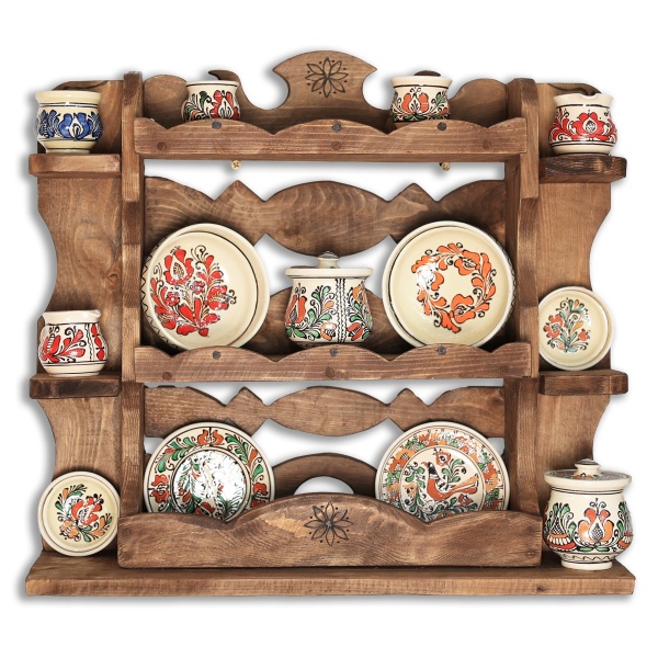 Blidar din lemn masiv culoarea lemnului - 64 cm x 71 cm