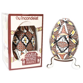 Ou incondeiat cu ceara (gasca) din Bucovina